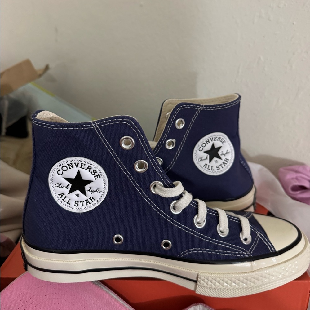 Converse women’s 70’s vintage sneakers navy uncharted waters color